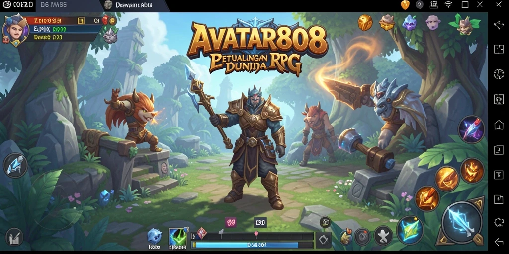 Gameplay menarik dari AVATAR808 menunjukkan aksi RPG yang mendebarkan.