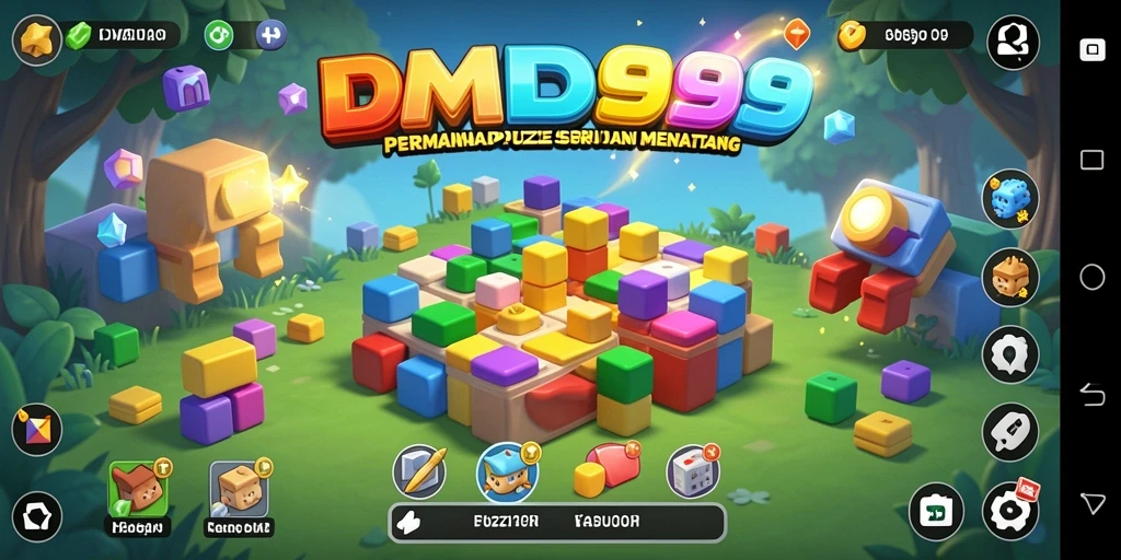 Tampilan gameplay DMD999 dengan teka-teki menarik dan tantangan seru.