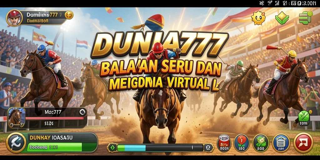 Gameplay menegangkan dengan mobil balap cepat di trek yang mendebarkan.