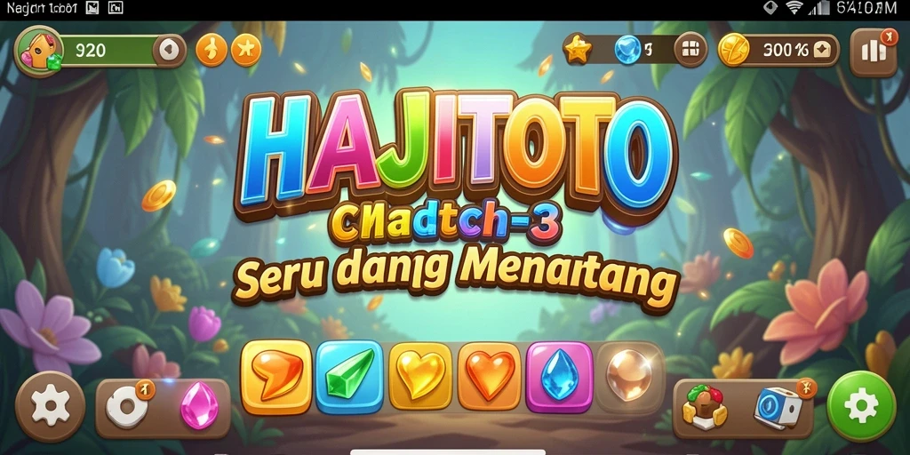 Tampilan gameplay seru HAJITOTO yang menantang pemain.