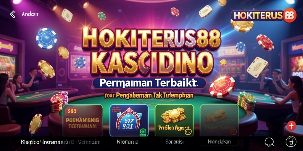 Screenshot HOKITERUS88 menampilkan gameplay kasino yang seru.