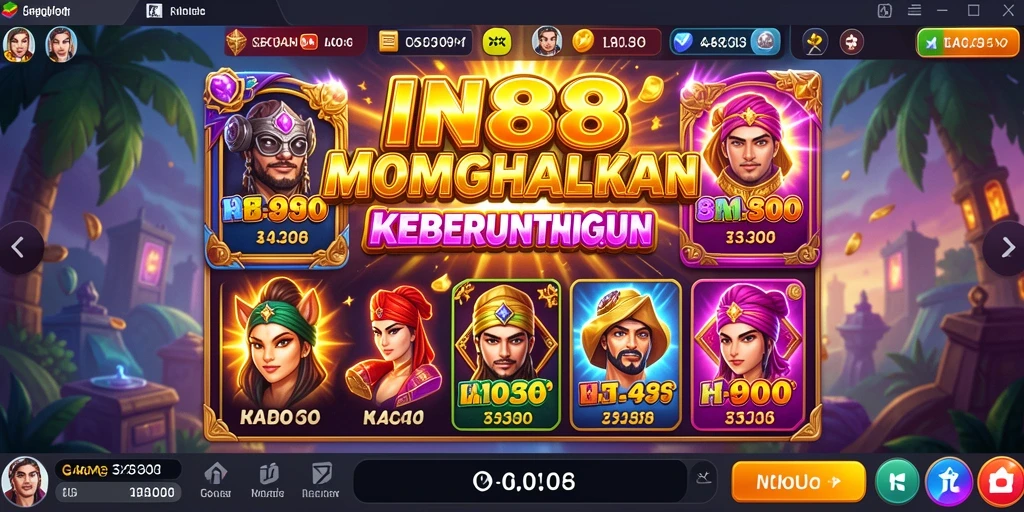 Tampilkan gameplay menarik dari slot IN88 yang mengasyikkan.