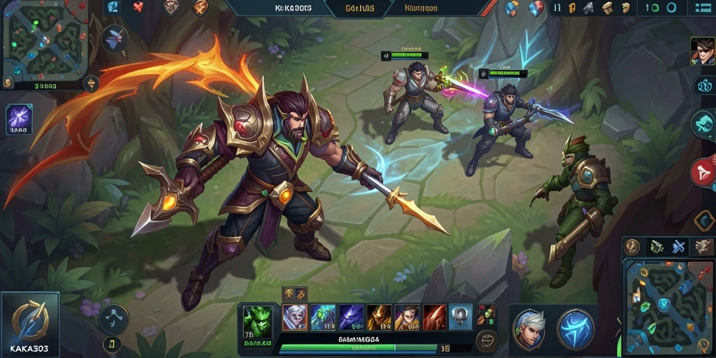Tampilan gameplay KAKA303 yang penuh aksi dan strategi.