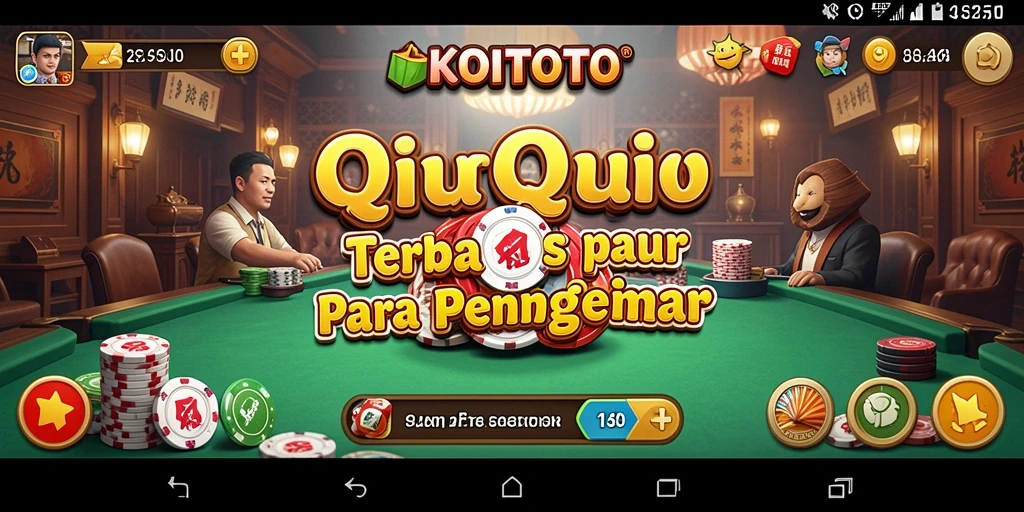 Screenshot utama KOITOTO menampilkan gameplay seru QiuQiu.