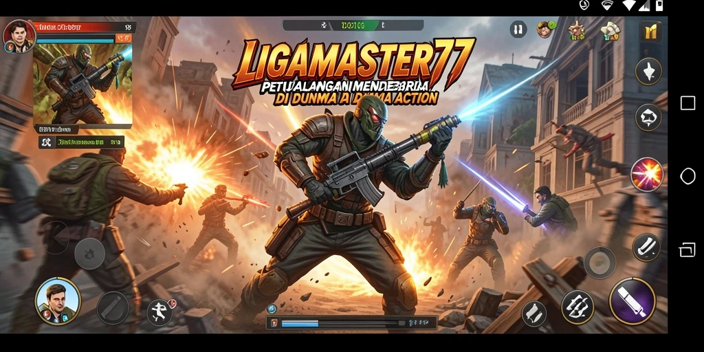 Gameplay seru dan menantang di LIGAMASTER77.