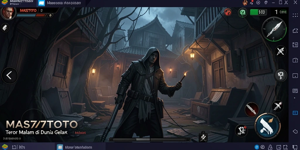 Tampilan gameplay menyeramkan dalam MAS77TOTO yang membuat jantung berdebar.