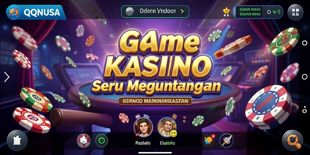 Tampilan antarmuka pengguna QQNUSA yang menawan dan interaktif.