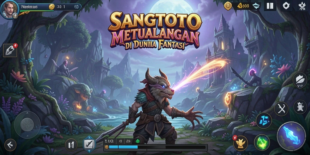 Gameplay menegangkan dan grafis indah di SANGTOTO.