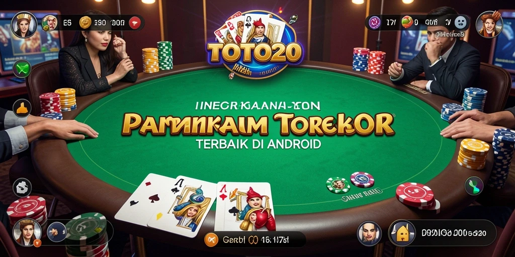 Tampilan menarik dari gameplay Poker di TOTO20.