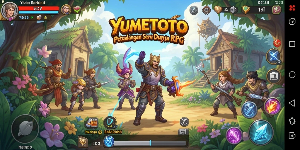 Gameplay seru dan interaktif dalam YUMETOTO.